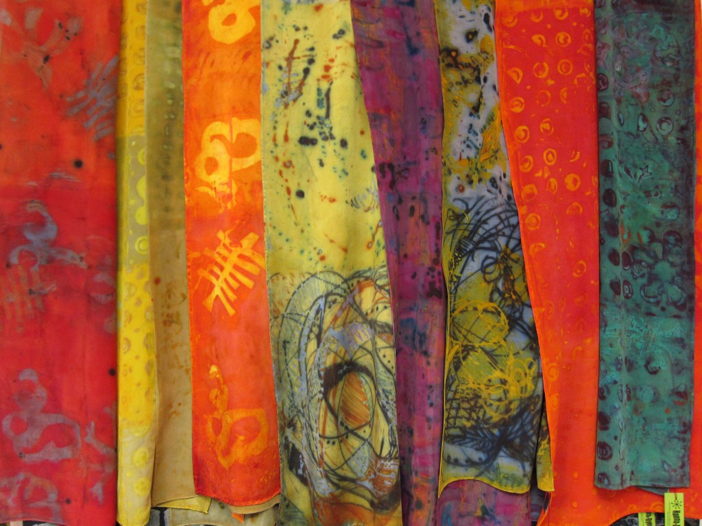 Hanna-Dyed Silk Scarves