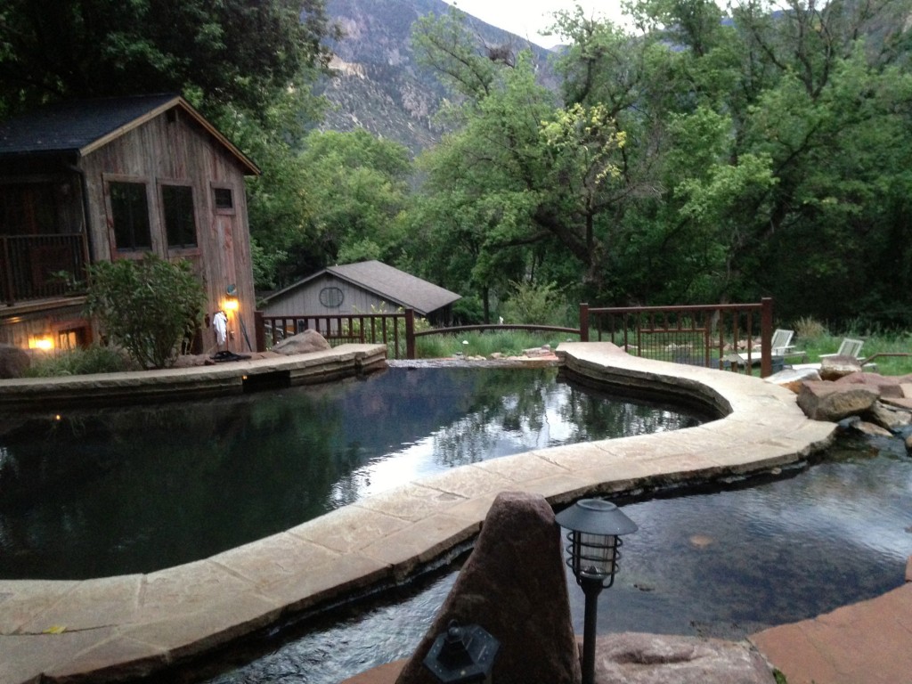 1 of 3 hot springs pools at avalanche ranch