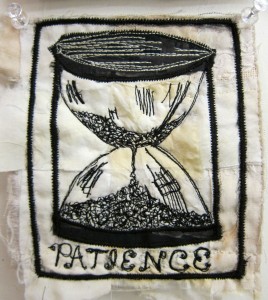 "Patience", 5 x 5 inches